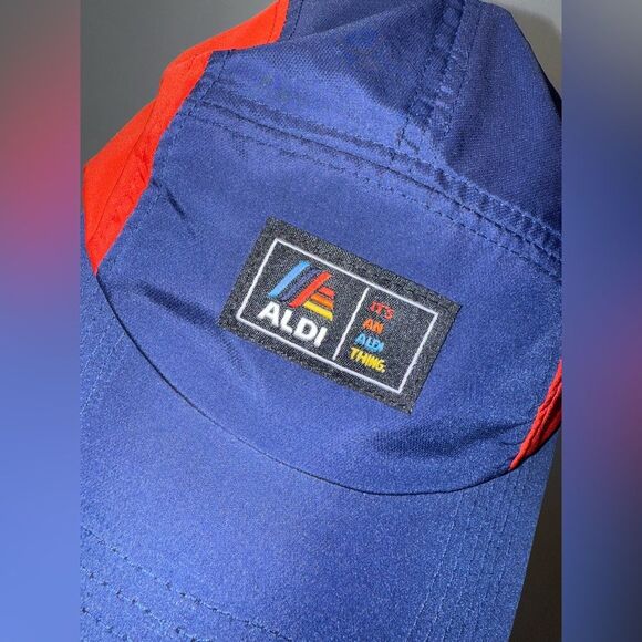 Aldi Gear Blue and Red Men's Cap One Size NWOT - Picture 2 of 6
